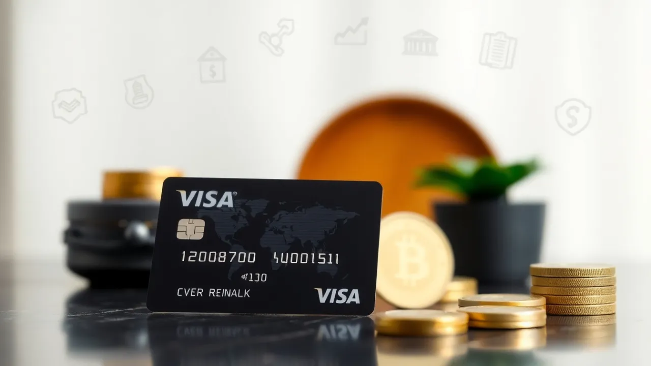 Imagem ilustrativa de um cartão de crédito sendo usado de forma consciente