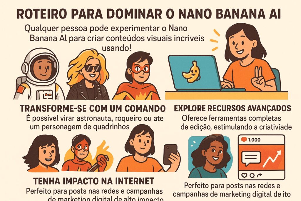Nano Banana AI: Revolução na Criação de Conteúdos