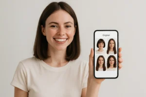 Hairstyle Try On Aplicativo Grátis para Simular Corte de Cabelo