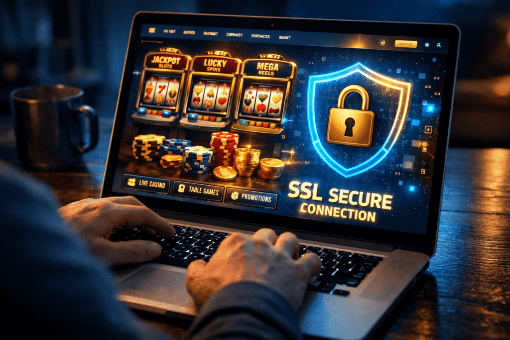 cassino online seguro com criptografia e licença