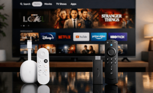 Chromecast vs Fire TV Stick comparação de dispositivos de streaming