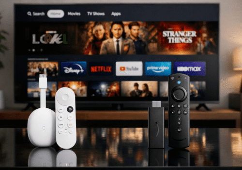 Chromecast vs Fire TV Stick comparação de dispositivos de streaming