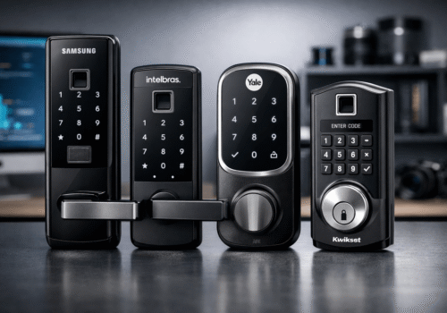 comparação entre diferentes modelos de fechaduras digitais biométricas