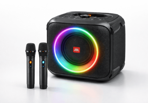 Caixa de som JBL PartyBox Encore com microfones sem fio