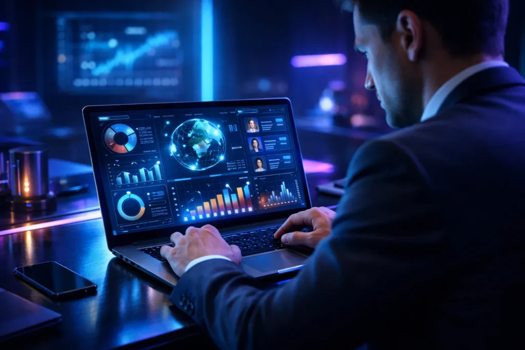 melhor CRM para pequenas empresas em 2026 com dashboard de vendas e gestão de clientes